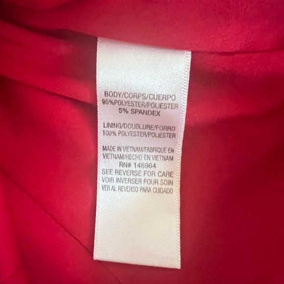 Julia Jordan Cap Sleeve Skater Red Dress With Pockets Size 6 - Picture 13 of 14